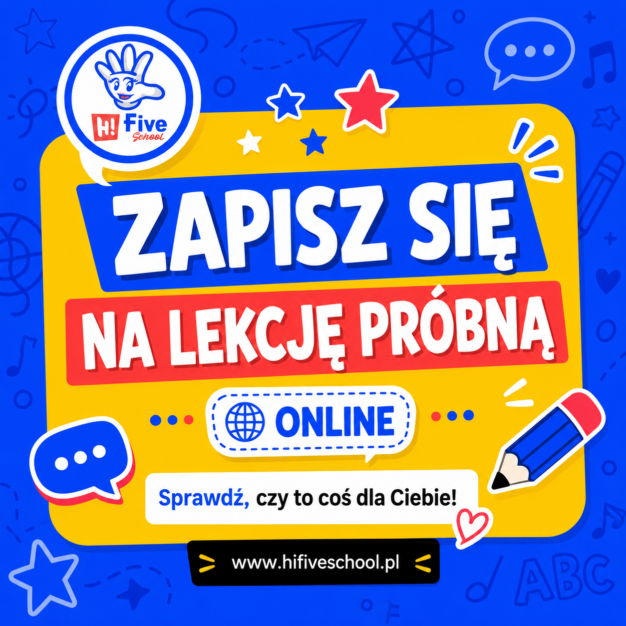 Zapisz się na lekcję próbną